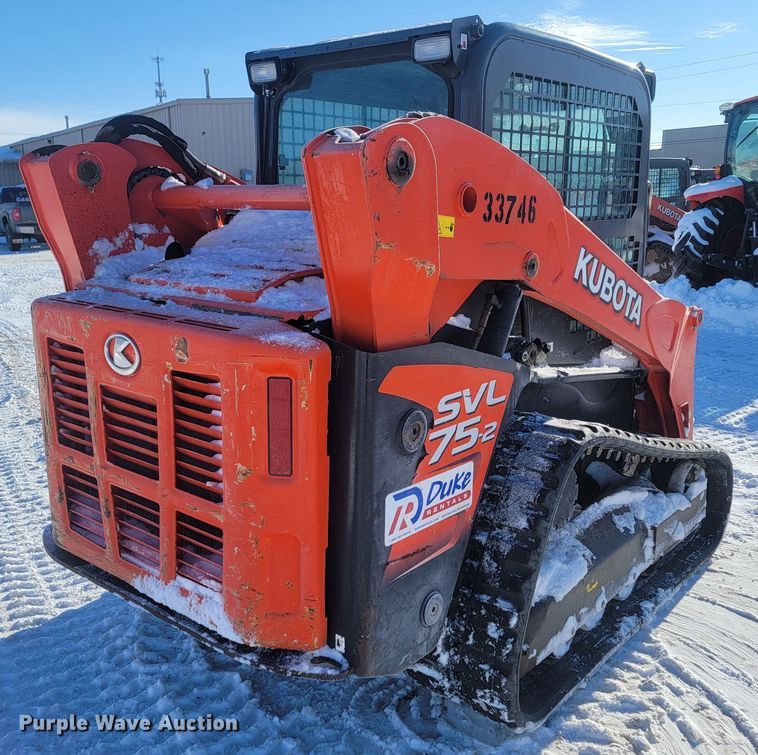 image for item ME9653 Kubota SVL 75-2  tracked skid steer loader