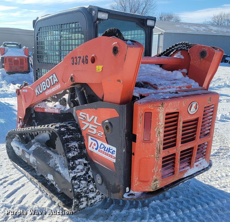 image for item ME9653 Kubota SVL 75-2  tracked skid steer loader