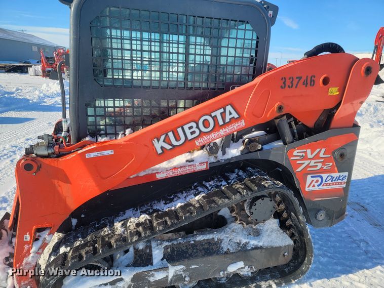 image for item ME9653 Kubota SVL 75-2  tracked skid steer loader