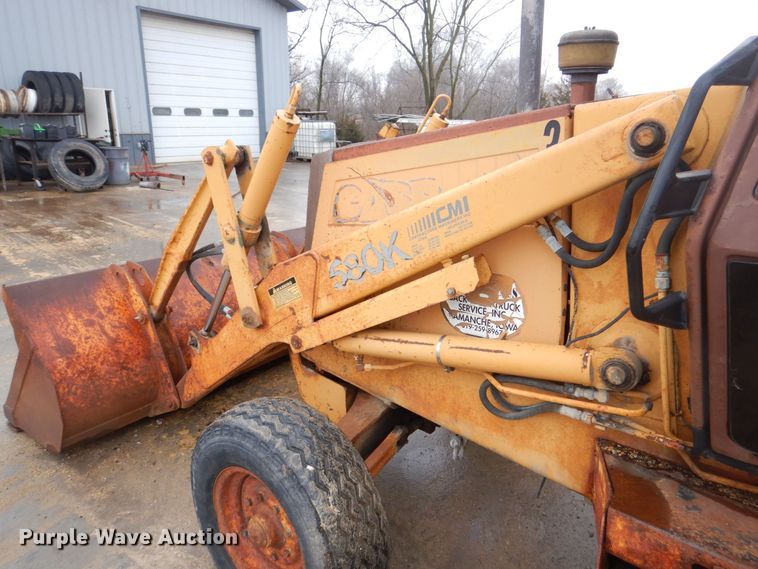 image for item MJ9960 1990 Case 580K  backhoe