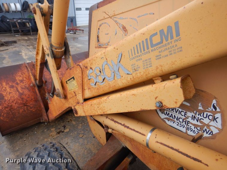 image for item MJ9960 1990 Case 580K  backhoe