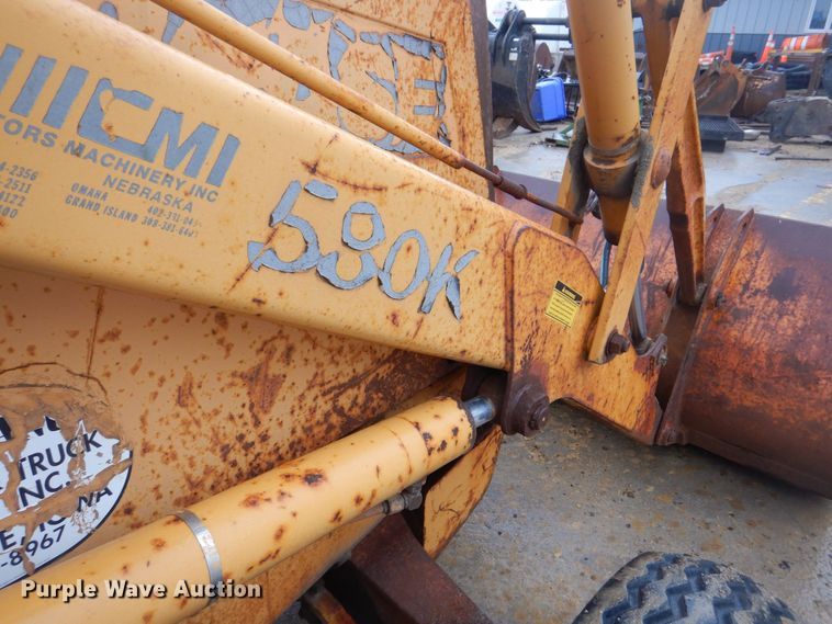 image for item MJ9960 1990 Case 580K  backhoe