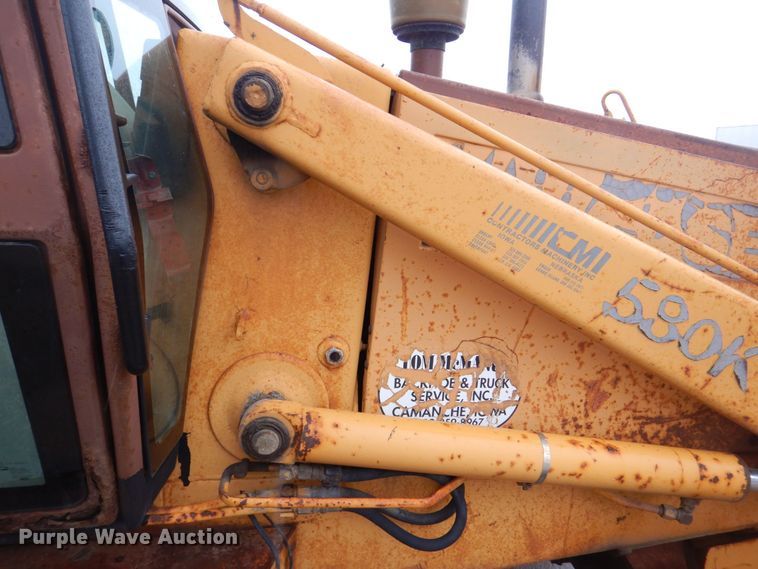 image for item MJ9960 1990 Case 580K  backhoe