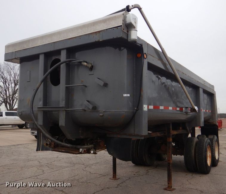 image for item MM9624 1978 Travis  end dump trailer