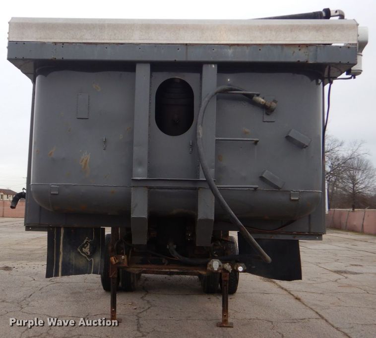 image for item MM9624 1978 Travis  end dump trailer
