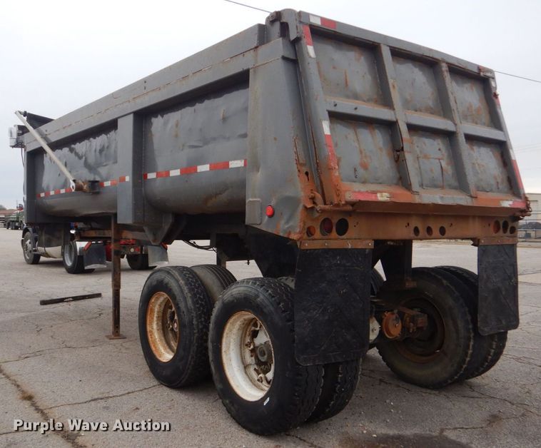 image for item MM9624 1978 Travis  end dump trailer