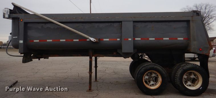 image for item MM9624 1978 Travis  end dump trailer