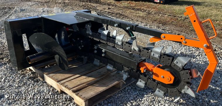 image for item MW9442 2022 Mower King ECSSCT72  skid steer trencher