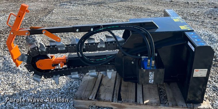 image for item MW9442 2022 Mower King ECSSCT72  skid steer trencher