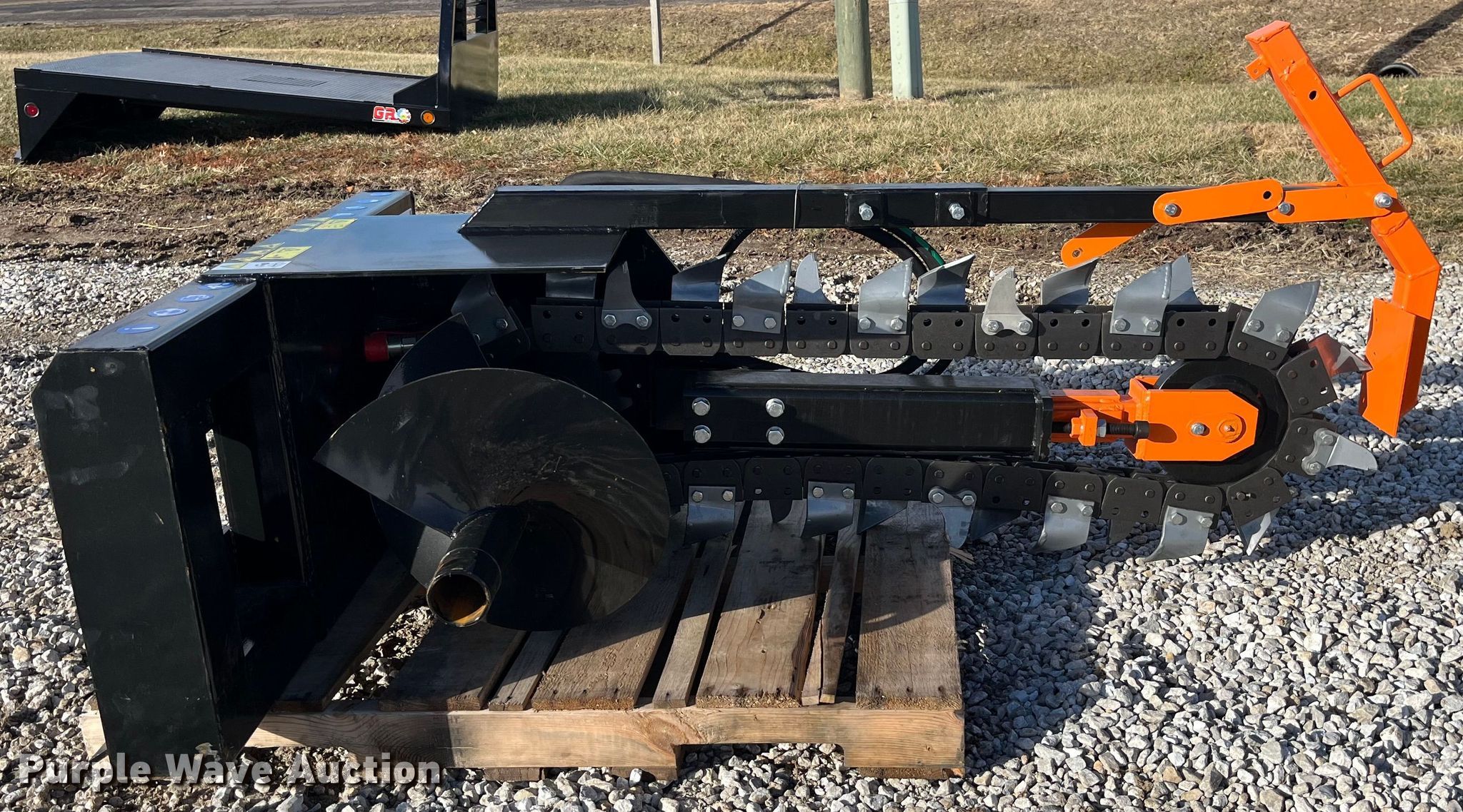 2022 Mower King ECSSCT72 skid steer trencher in Lancaster, MO Item