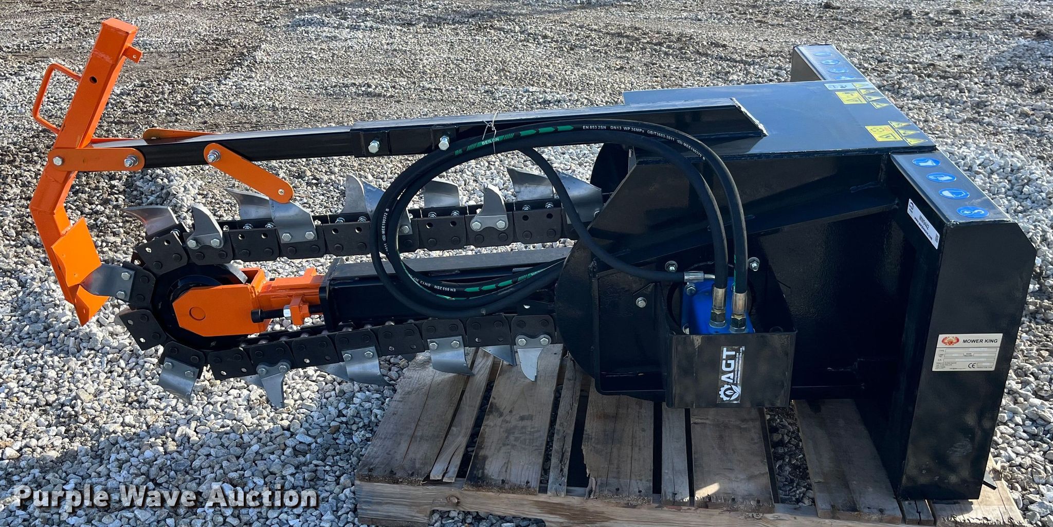 2022 Mower King ECSSCT72 skid steer trencher in Lancaster, MO Item