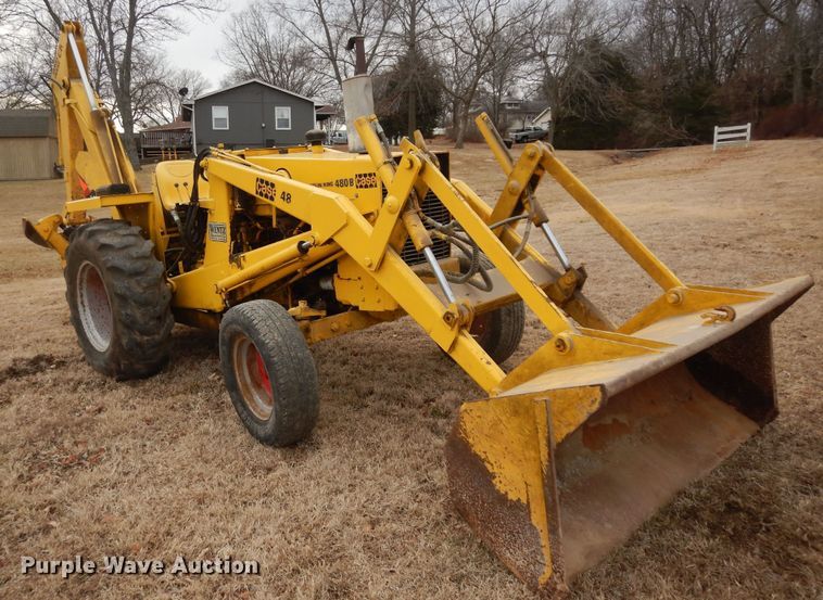 image for item DK7506 1974 Case 480B  backhoe