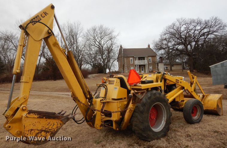 image for item DK7506 1974 Case 480B  backhoe