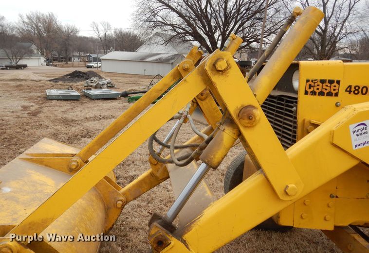 image for item DK7506 1974 Case 480B  backhoe