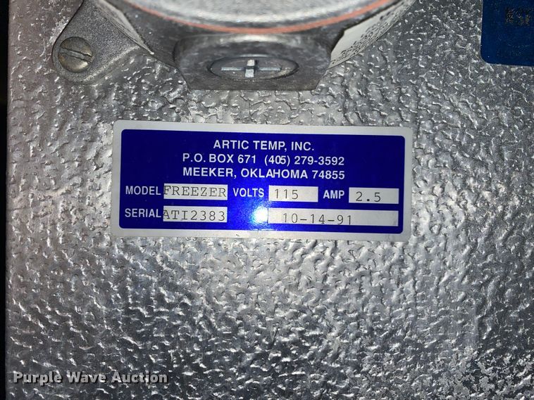 image for item IG9886 1991 Artic Temp, Inc.  walk-in freezer