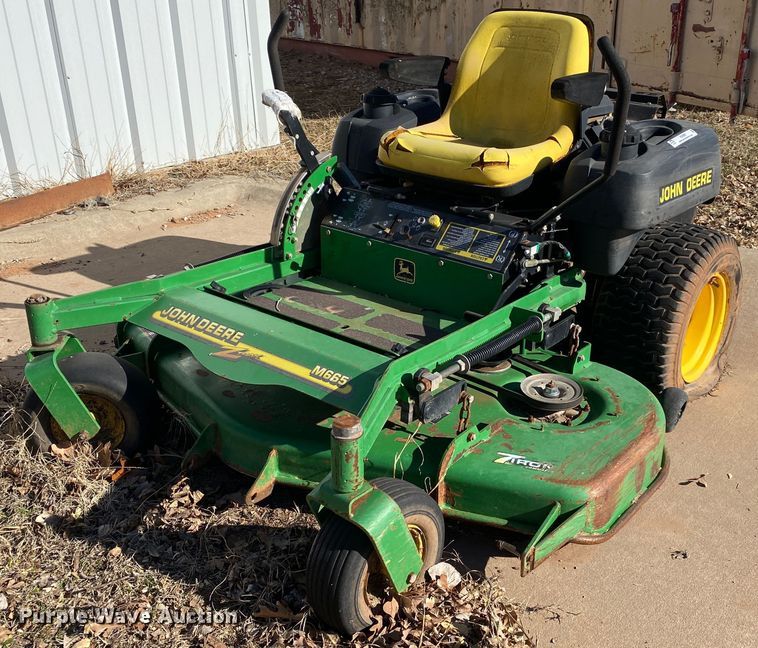 image for item IG9887 John Deere M665  ZTR lawn mower