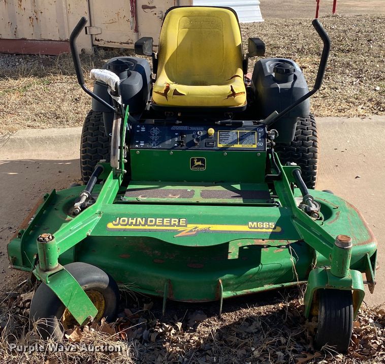 image for item IG9887 John Deere M665  ZTR lawn mower