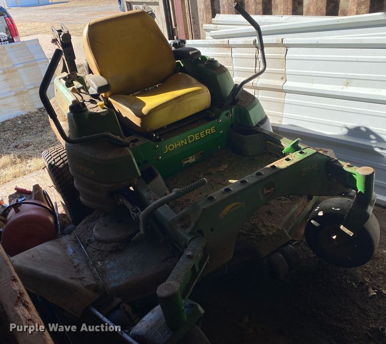 image for item IG9888 John Deere Z830  ZTR lawn mower