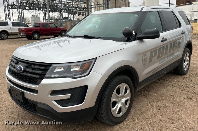 image for item JD9616 2017 Ford Explorer Police Interceptor  SUV