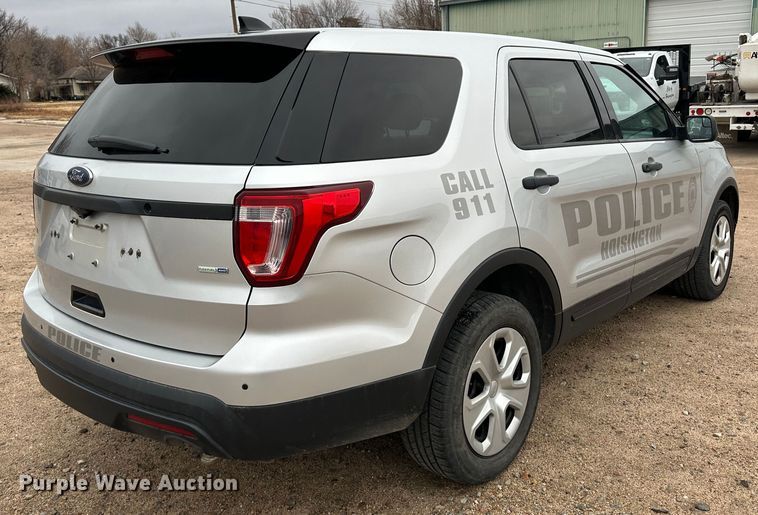 image for item JD9616 2017 Ford Explorer Police Interceptor  SUV