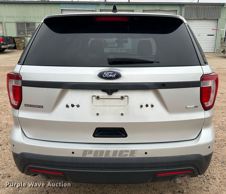 image for item JD9616 2017 Ford Explorer Police Interceptor  SUV