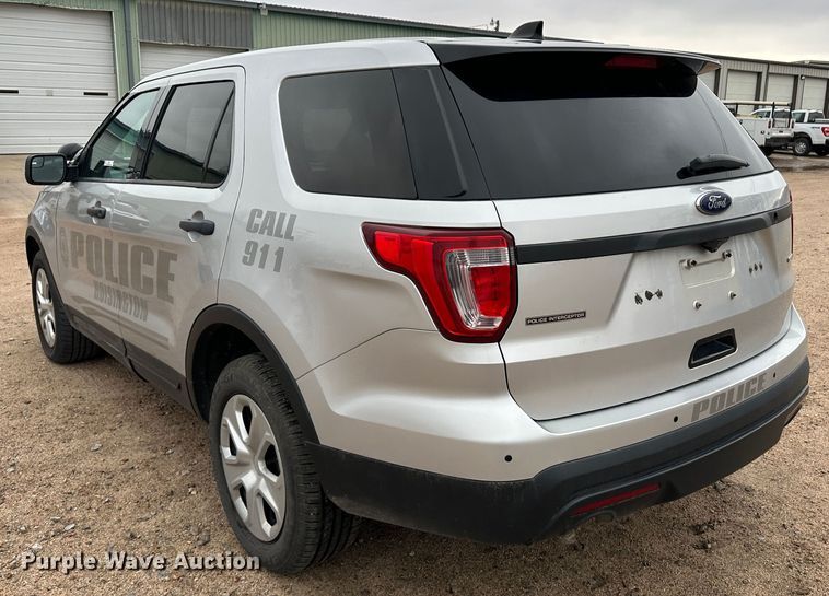 image for item JD9616 2017 Ford Explorer Police Interceptor  SUV