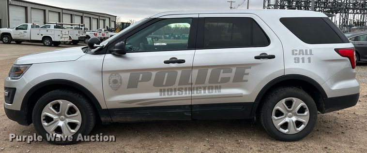 image for item JD9616 2017 Ford Explorer Police Interceptor  SUV