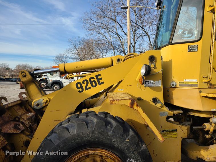 image for item JG9554 1991 Caterpillar 926E  wheel loader