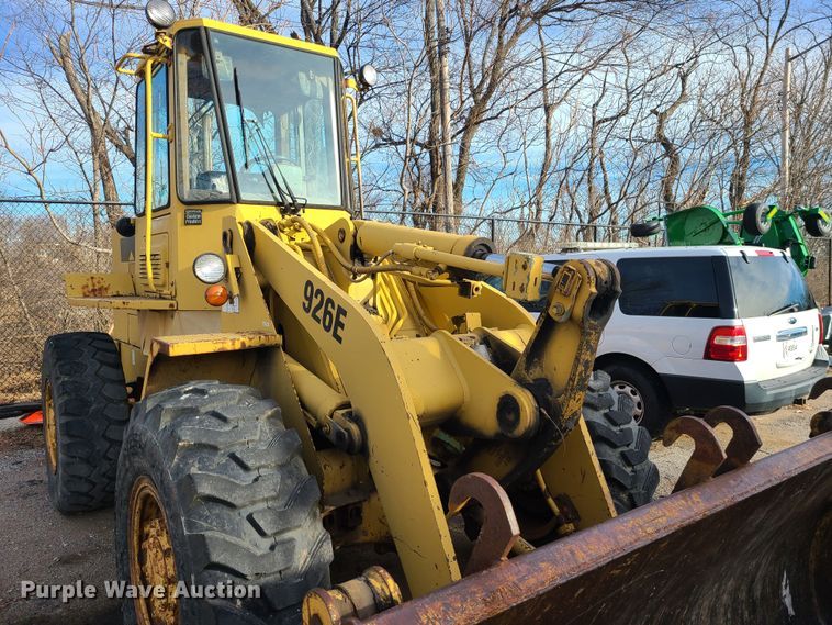 image for item JG9554 1991 Caterpillar 926E  wheel loader