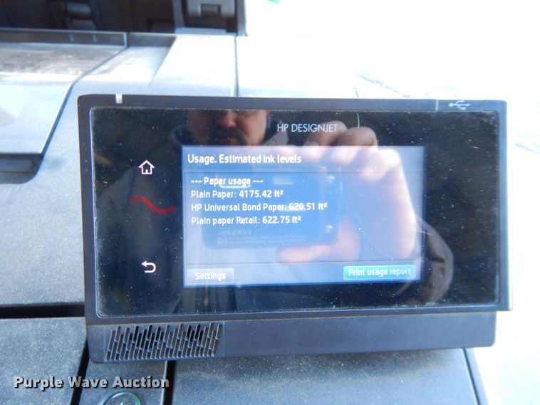 image for item JK9157 HP Design Jet T1500  color printer