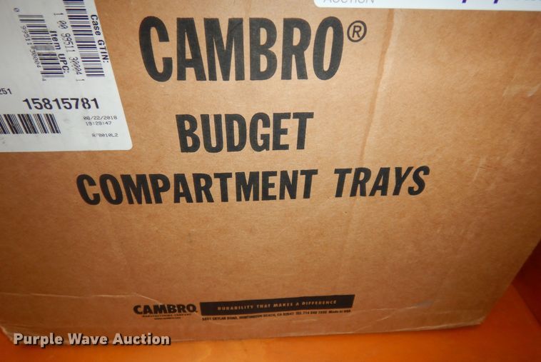 image for item JQ9943 Approximately 400 compartment trays