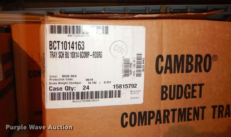 image for item JQ9943 Approximately 400 compartment trays