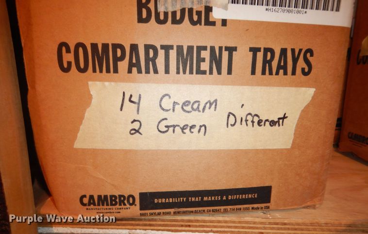 image for item JQ9943 Approximately 400 compartment trays