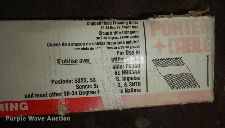 image for item JQ9947 Porter Cable  framing nail gun