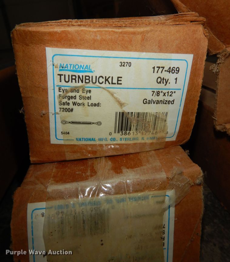 image for item JQ9948 (5) National 7/8" x 12" turnbuckles