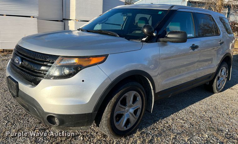 image for item JU9688 2014 Ford Explorer Police Interceptor  SUV