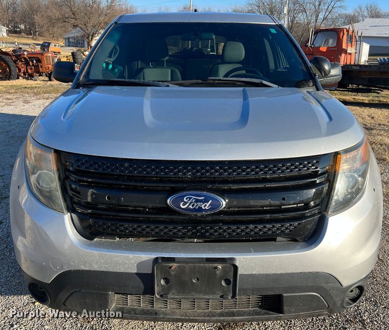 image for item JU9688 2014 Ford Explorer Police Interceptor  SUV