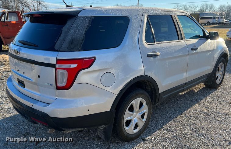 image for item JU9688 2014 Ford Explorer Police Interceptor  SUV