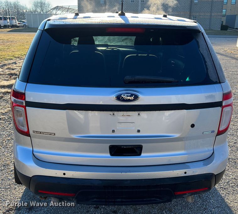 image for item JU9688 2014 Ford Explorer Police Interceptor  SUV