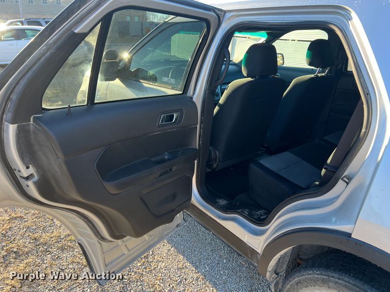 image for item JU9688 2014 Ford Explorer Police Interceptor  SUV