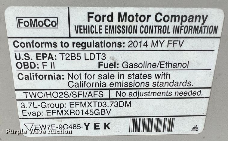 image for item JU9688 2014 Ford Explorer Police Interceptor  SUV