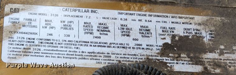 image for item KT9488 2001 Freightliner FL70  dump truck