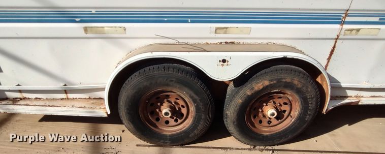 image for item LK9528 1997 Titan  livestock trailer