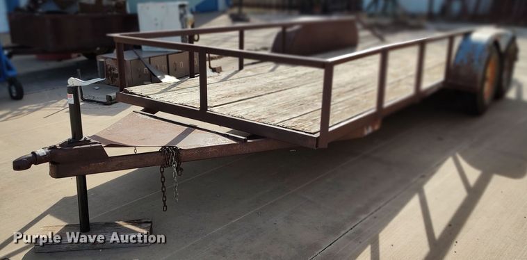 image for item LK9529 Shop built  utility trailer