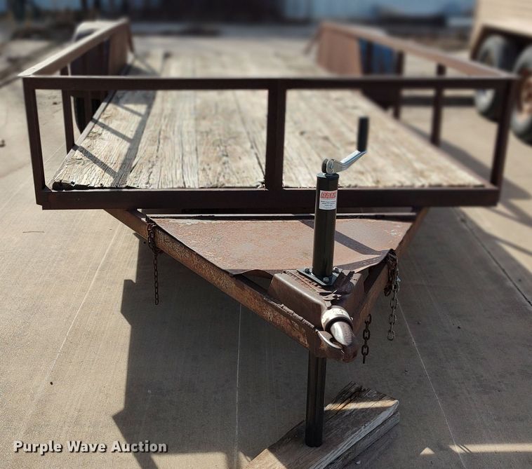 image for item LK9529 Shop built  utility trailer