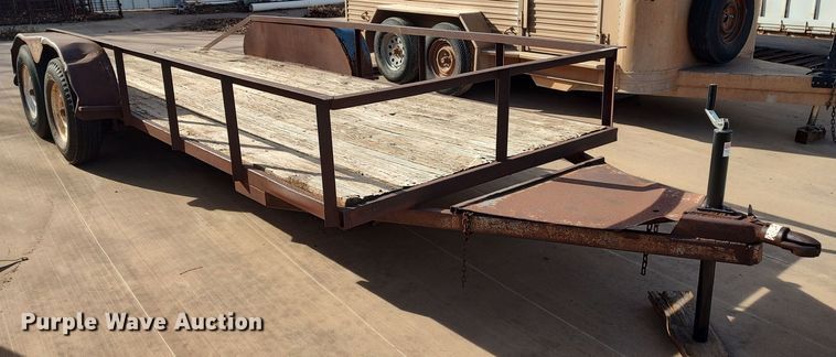 image for item LK9529 Shop built  utility trailer