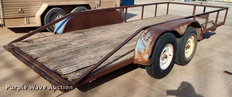 image for item LK9529 Shop built  utility trailer