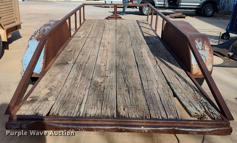 image for item LK9529 Shop built  utility trailer