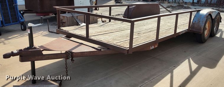 image for item LK9529 Shop built  utility trailer