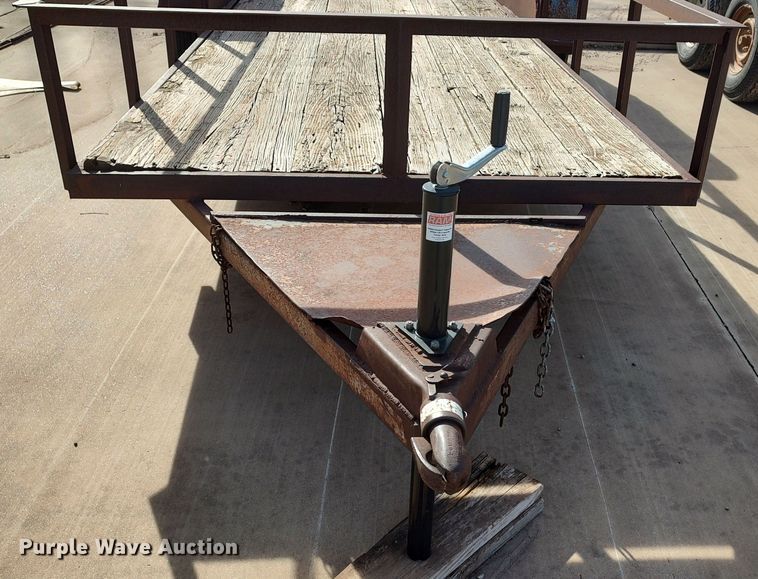 image for item LK9529 Shop built  utility trailer